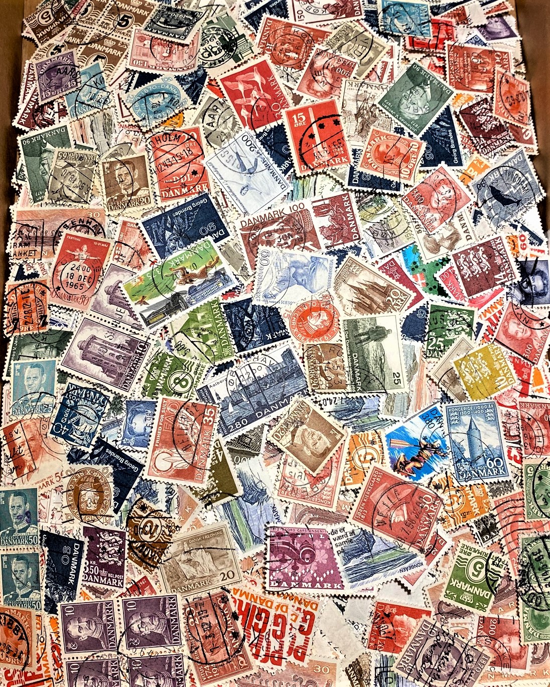 Løse frimærker/Pakker
